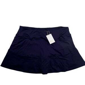 Smith & Quinn Molly Skort Size XL NWT Navy Blue Solid Pockets Golf Pickleball